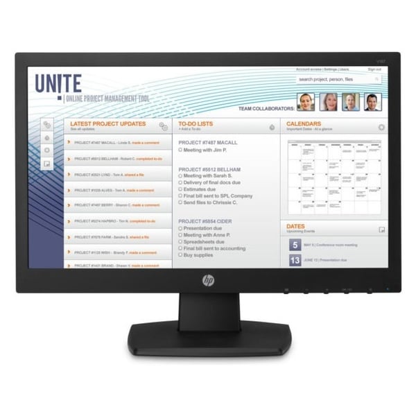 HP 18.5 Inch Monitor V197 LED backlit LCD