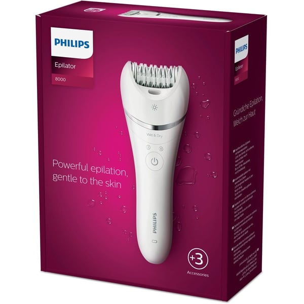 Philips Wet & Dry Epilator 5.4 Watts BRE70001 Philips Wet & Dry Epilator 5.4 Watts BRE70001