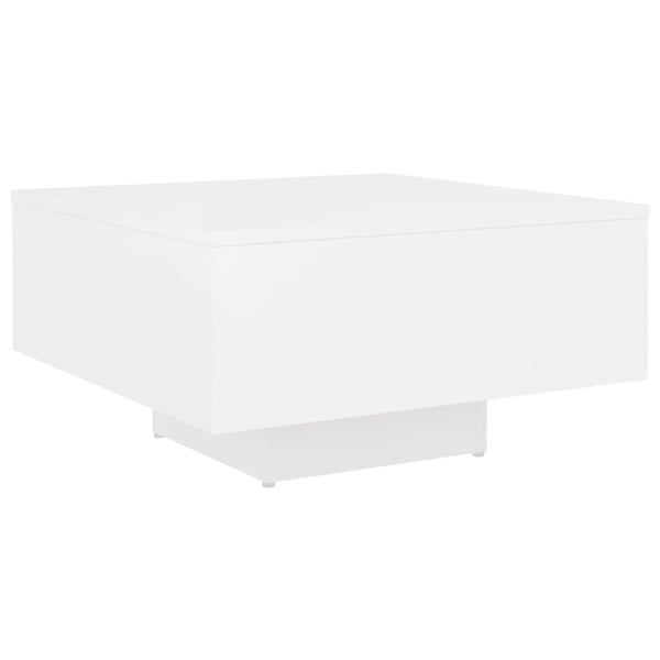 Vidaxl Coffee Table White 60x60x31.5 Cm Engineered Wood