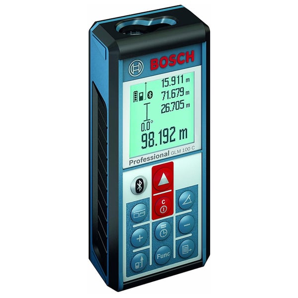 Bosch 0601072770 Laser Measure Glm 100 C Professional
