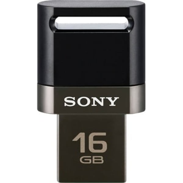 Sony USM16SA3 USB On The Go Flash Drive 16GB Black