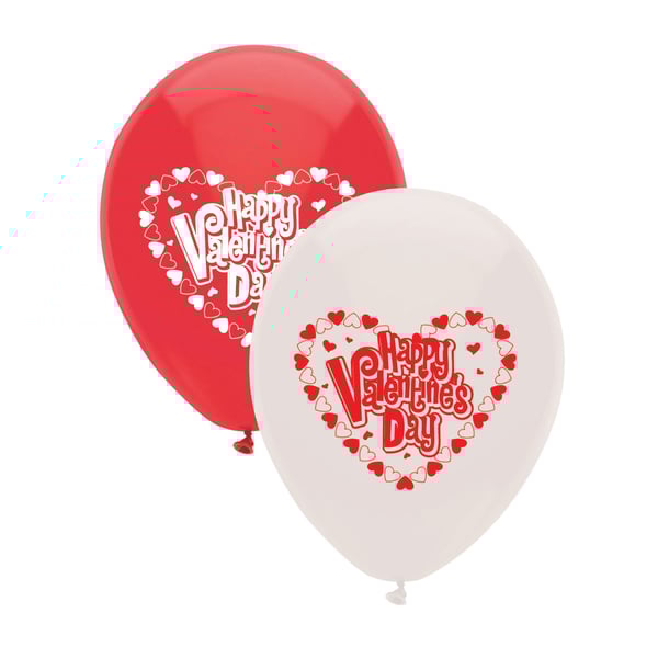 Happy Valentines Day Printed Balloons 10pcs Happy Valentines Day Printed Balloons 10pcs