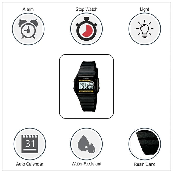 Casio F-94WA-9DG Youth Unisex Watch Casio F-94WA-9DG Youth Unisex Watch