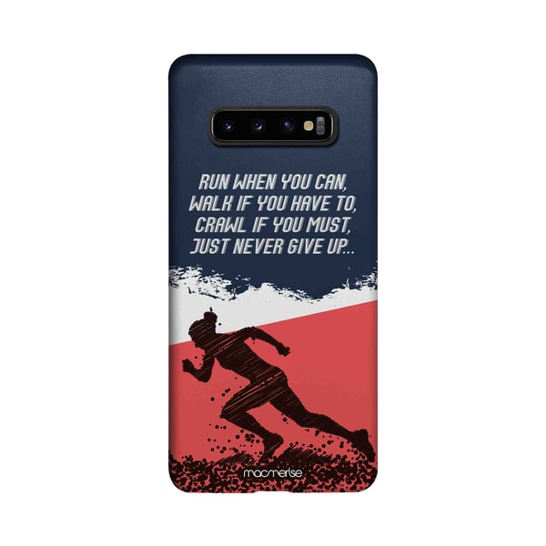 Running Motivation - Sleek Case for Samsung S10 Plus