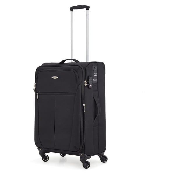 Eminent S014020BLK Nylon Spinner Luggage Trolley Case Black 20