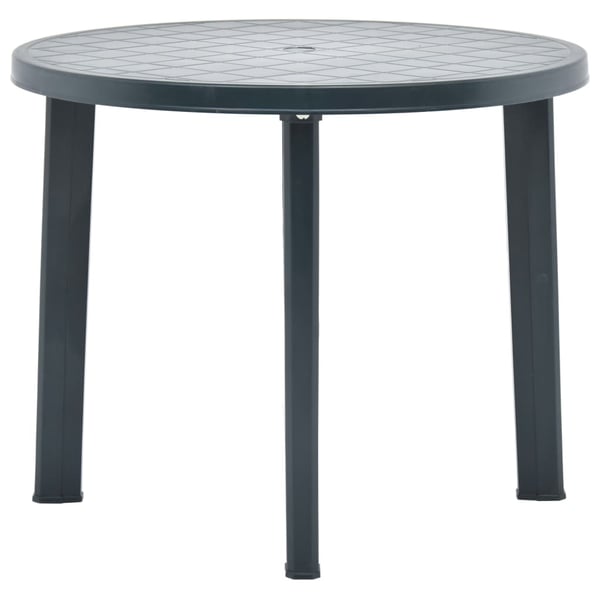 vidaXL Garden Table Green 89 cm Plastic vidaXL Garden Table Green 89 cm Plastic
