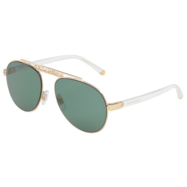Dolce And Gabbana Gold Metal Women DG2235-02/82-57 Sunglasses Dolce And Gabbana Gold Metal Women DG2235-02/82-57 Sunglasses