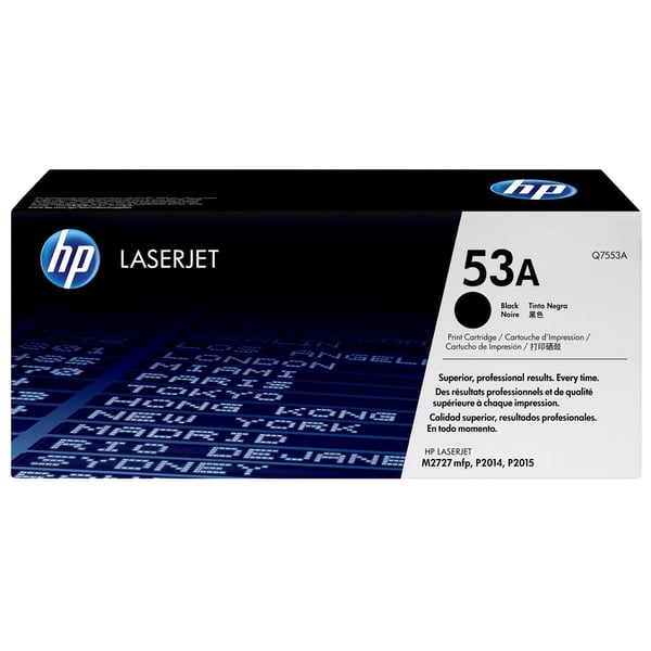 HP 53A Q7553A Original Laserjet Toner Cartridge Black HP 53A Q7553A Original Laserjet Toner Cartridge Black