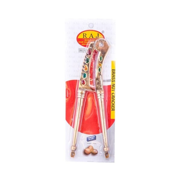 Raj Supari Nut Cutter Golden 25.5cm - SC0010