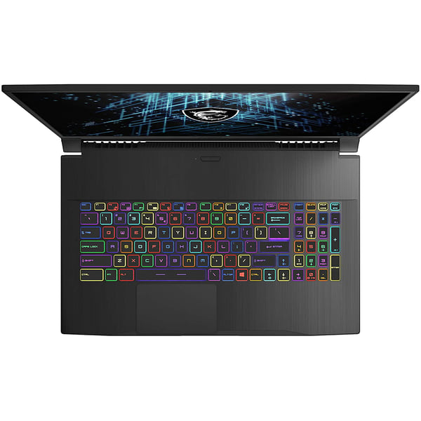 MSI GF75-029 THIN Gaming Laptop Core i7-10750H 2.60GHz 16GB 512GB SSD NVIDIA GeForce RTX3060 Win10 17.3inch FHD Black English/Arabic Keyboard
