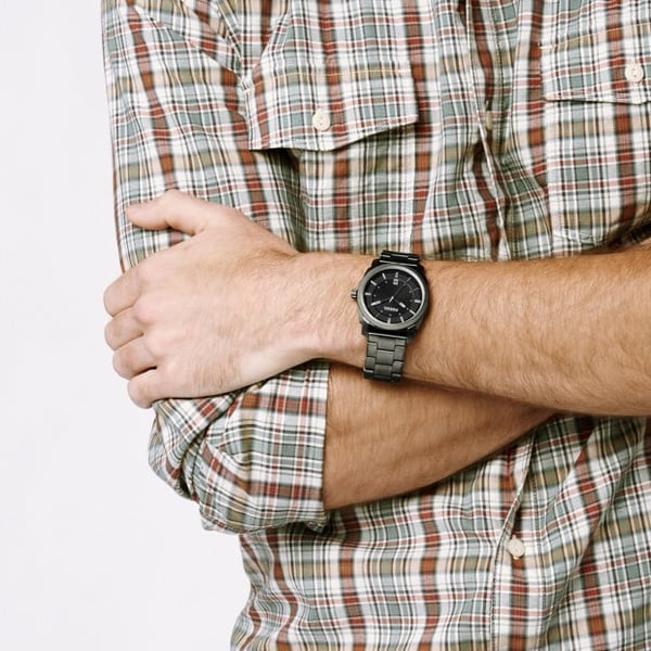 Fossil FS4774 Machine Smoke Stainless Steel Watch Fossil FS4774 Machine Smoke Stainless Steel Watch