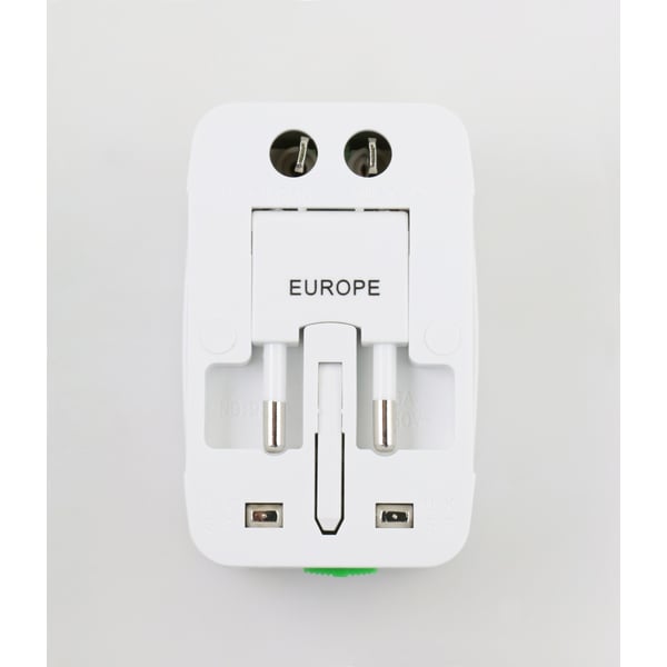 Eklasse Universal Socket Travel Adapter Fordable White Eklasse Universal Socket Travel Adapter Fordable White