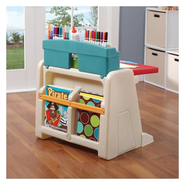 Buy Step2 Flip Doodle Easel Desk With Stool In Dubai Sharjah Abu Dhabi Uae Price Specifications Features Sharaf Dg