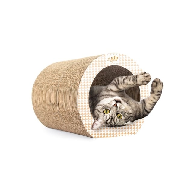 afp Cave Cat Scratcher 32.5x29.5x37.5cm Cat Toy All for Paws