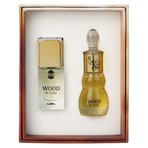 Ajmal Wood In Love For Unisex 14ml Eau de Parfum + Concentrated Perfume Oil 12ml