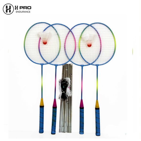 H Pro Badminton Beach Game Set With Net