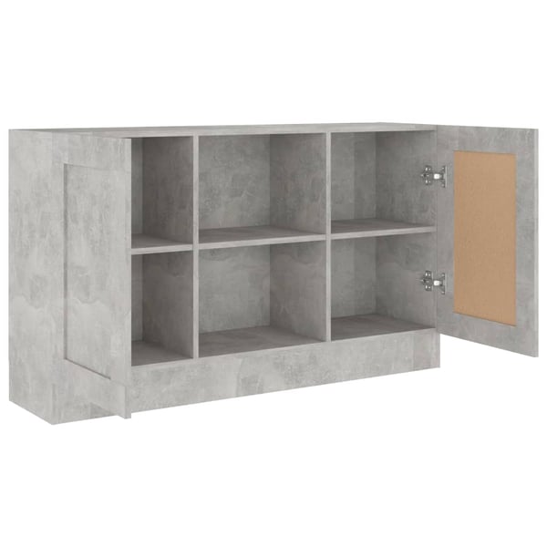 vidaXL Sideboard Concrete Grey 120x30.5x70 cm Engineered Wood vidaXL Sideboard Concrete Grey 120x30.5x70 cm Engineered Wood