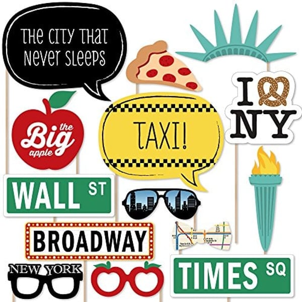 Buy Big Dot Of Happiness New York Photo Booth Props Kit 20