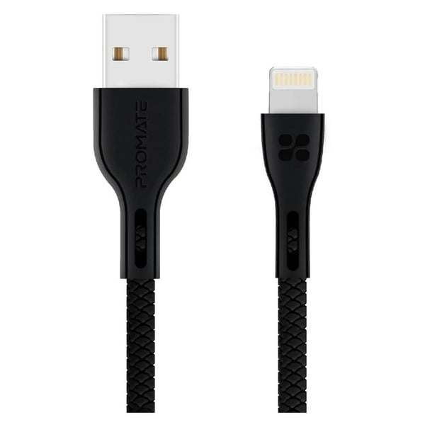 Promate Lightning Cable 1.2m Black Promate Lightning Cable 1.2m Black