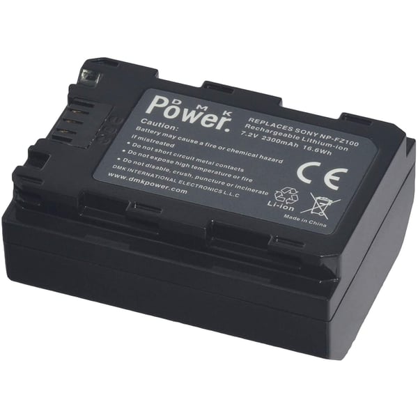 Dmk Power Np-fz100 Battery 2300mah For Sony Np-fz100 Z Series Rechargeable Battery Pack For Alpha A7 Iii A7r Iii A9 A9r A9s Digital Cameras
