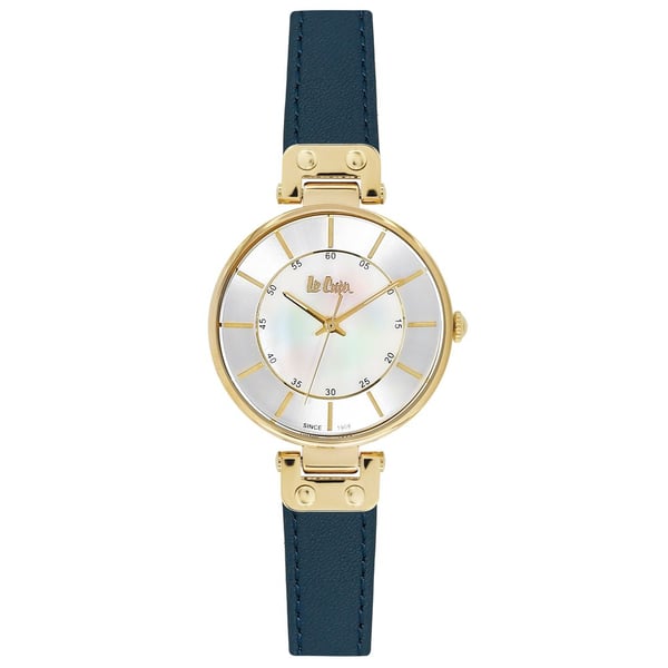 Lee Cooper Green Leather Women Watch LC06400.129