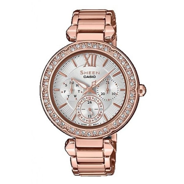 Casio sheen rose gold sales