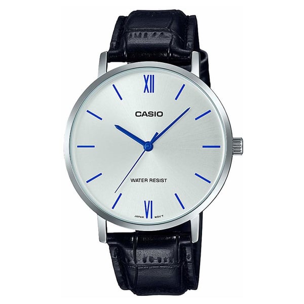 Casio MTP-VT01L-7B1UDF Enticer Analog Leather Watch For Men Casio MTP-VT01L-7B1UDF Enticer Analog Leather Watch For Men