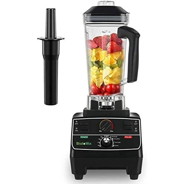 Biolomix Bpa Free 2l Jar 2200w Professional Smart Timer Pre-programed Blender Mixer Juicer Food Processor Ice Smoothies Crusher.