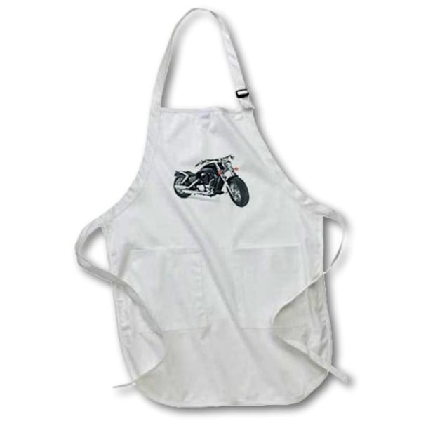 3Drose Picturing Harley Davidson And No.174 Motorcycle Apron, 22 By 30-Inch