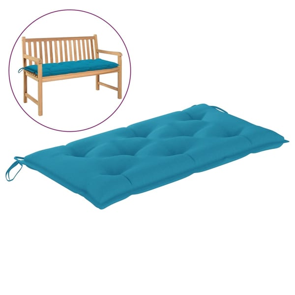 Vidaxl Garden Bench Cushion Light Blue 100x50x7 Cm Fabric Vidaxl Garden Bench Cushion Light Blue 100x50x7 Cm Fabric