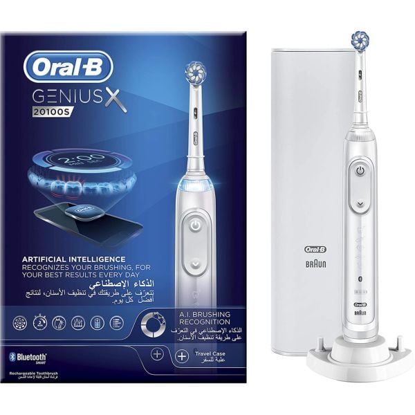 Braun Oral-B GeniusX 20100S Rechargeable Toothbrush D706.514.6X