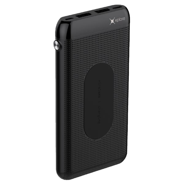 Xplore Wireless Charging Power Bank 10000mAh Black Xplore Wireless Charging Power Bank 10000mAh Black