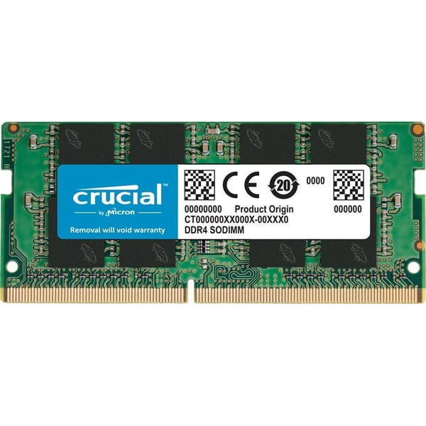 Crucial Basics 8GB DDR4 1.2v 2666Mhz CL19 SODIMM RAM Memory Module for Laptops and Notebooks Crucial Basics 8GB DDR4 1.2v 2666Mhz CL19 SODIMM RAM Memory Module for Laptops and Notebooks