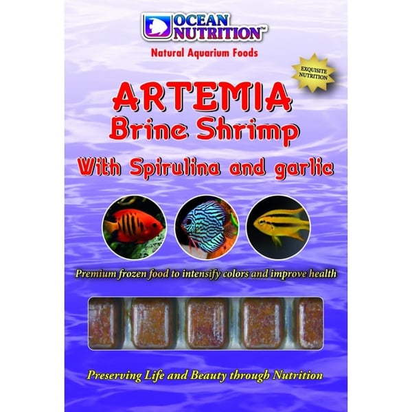 Ocean Nutrition Artemia Brine Shrimp With Spirulina And Garlic 100G