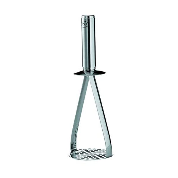 Rösle R Sle Stainless Steel Round And Flat Potato Masher, 10.24-Inch