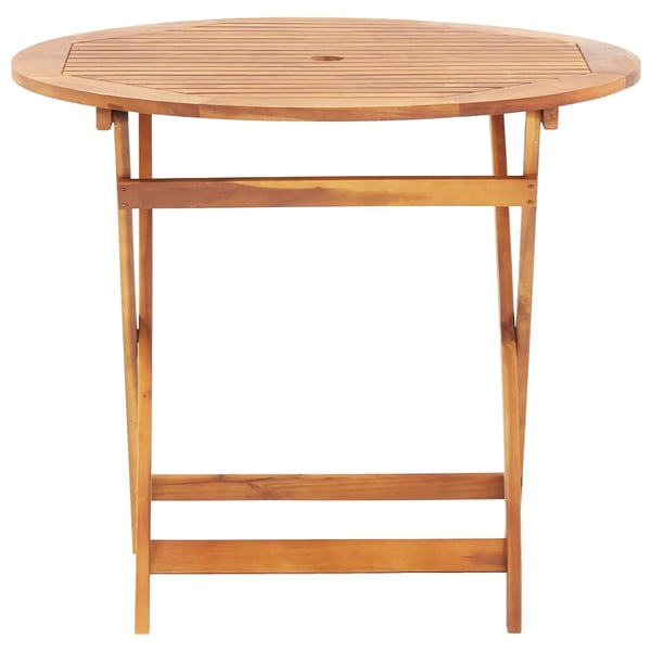 vidaXL Folding Garden Table 90x75 cm Solid Acacia Wood vidaXL Folding Garden Table 90x75 cm Solid Acacia Wood