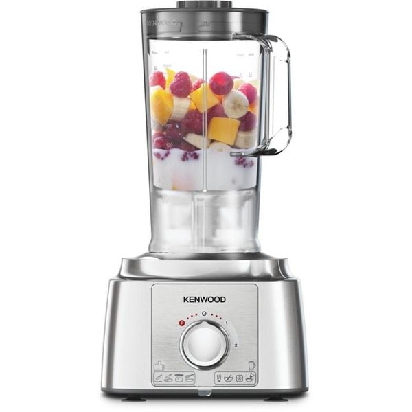Kenwood Food Processor 1000W Multi-Functional With Stainless Steel Disks, Blender FDP65.880Si Silver Kenwood Food Processor 1000W Multi-Functional With Stainless Steel Disks, Blender FDP65.880Si Silver