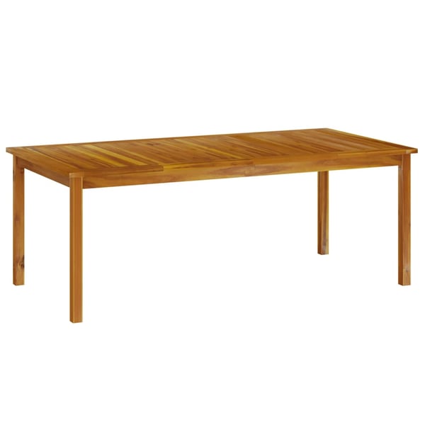 vidaXL Garden Table 200x100x74 cm Solid Wood Acacia