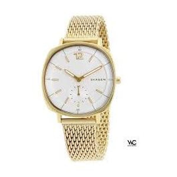 Buy Skagen Rungsted Gold Mesh Women Watch SKW2426 Online in UAE Sharaf DG