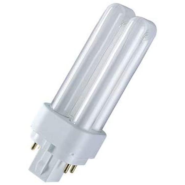 Osram Dulux D/e 10w 865 Compact Fluorescent Light Bulb, Energy Saver Lamp 6500k, Base G24q1-4 Pin