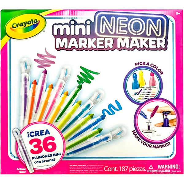 Buy Crayola Mini Neon Scented Marker Maker Online in UAE