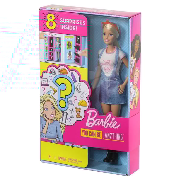 Barbie You Can Do Anything Surprise Career Blonde Doll GHL62