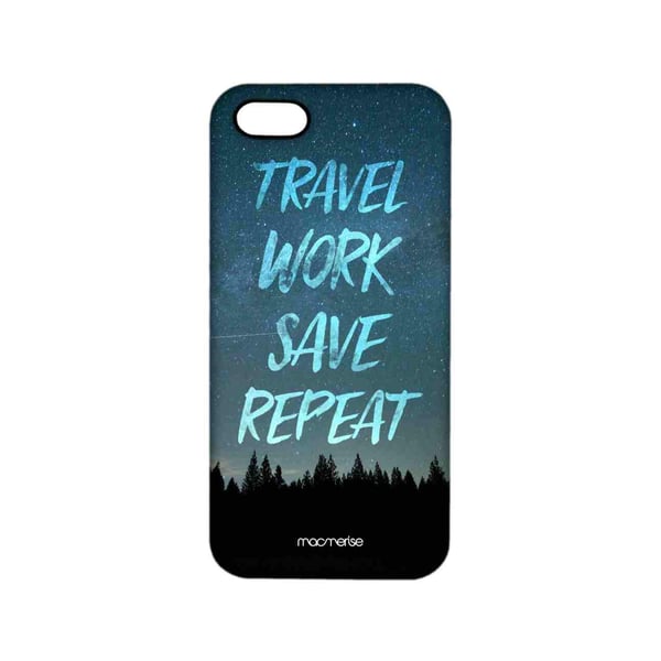Buy Travel Work Save Repeat Sleek Case for iPhone 5/5S Online in UAE