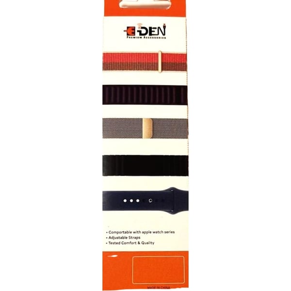 E-Den Stainless Steel Watch Strap Assorted For Apple Watch E-Den Stainless Steel Watch Strap Assorted For Apple Watch