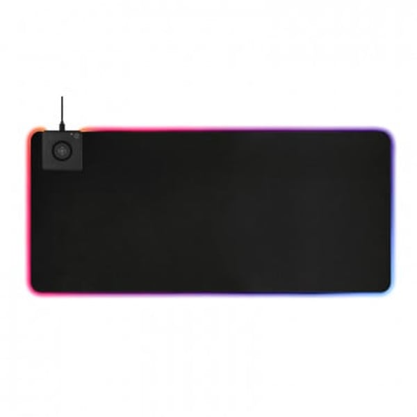 Deltaco Gam-092 Dmp320 Rgb Black Extra Large 10w Fast Wireless Charging Gaming Mousepad