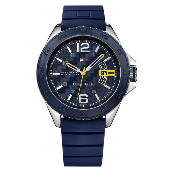 Tommy Hilfiger Cody Watch For Men with Blue Silicone Strap
