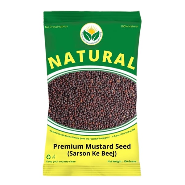 Natural Premium Mustard Seed (india) 2kg