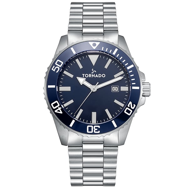 Tornado Men's Analog Navy Blue Dial Watch - T22001-sbsn Tornado Men's Analog Navy Blue Dial Watch - T22001-sbsn