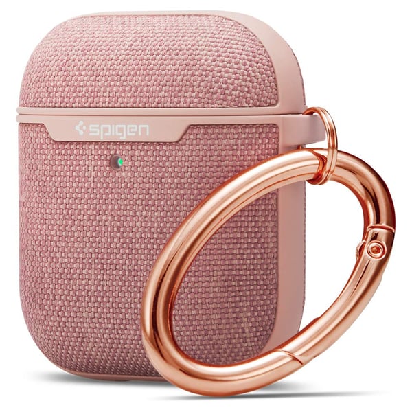 Spigen Urban Fit Designed For Apple Airpods Case Cover For Airpods 2 & 1 [front Led Visible] - Rose Gold