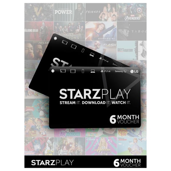 Starzplay 6 Months Subscription Starzplay 6 Months Subscription